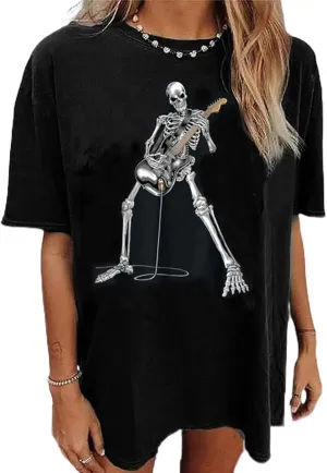 Women's Cute Oversized Graphic T Shirt Tee Vintage Casual Short Sleeve Cotton Summer Tops