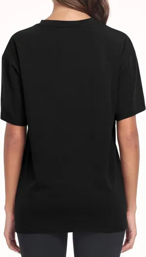 Women's Cute Oversized Graphic T Shirt Tee Vintage Casual Short Sleeve Cotton Summer Tops