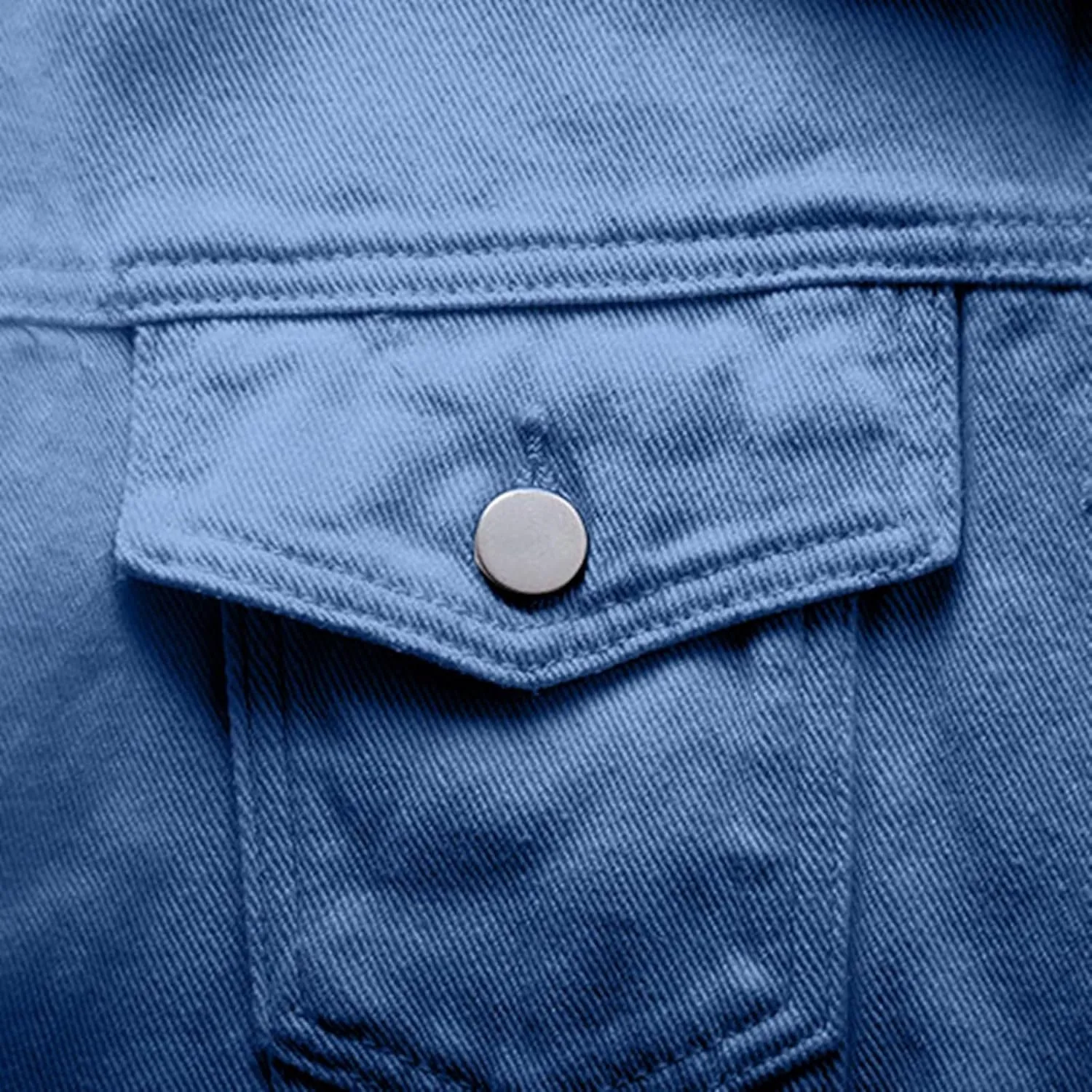 Women's Denim Jacket Button Down Fashion Casual Denim Jacket Stretchy Long Sleeve Jean Jackets with Pockets