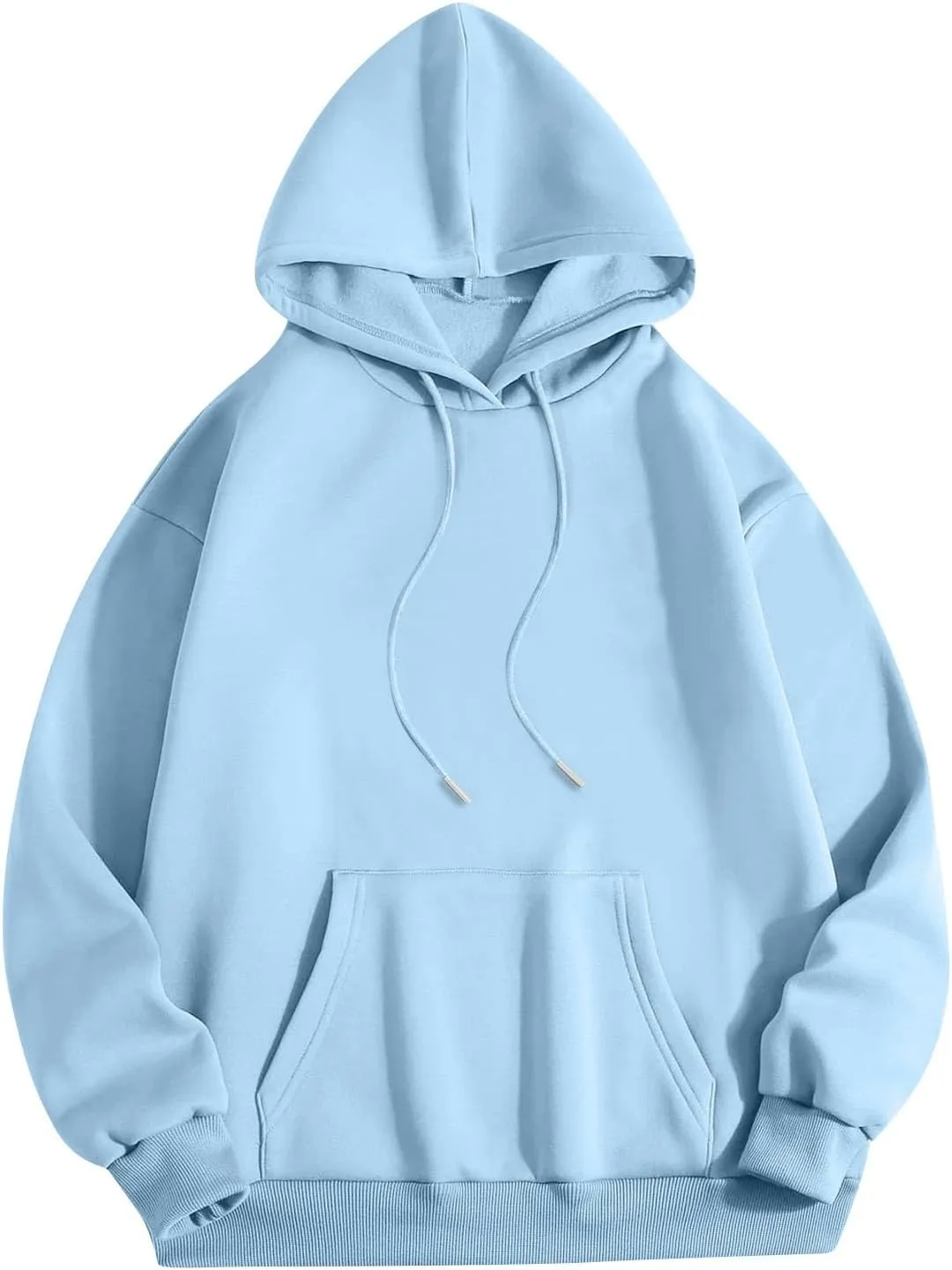 Women's Fashion Hoodies & Sweatshirts Have A Good Day Letter Print Pullover Tops with Pocket Drop Shoulder Causal Hoodies
