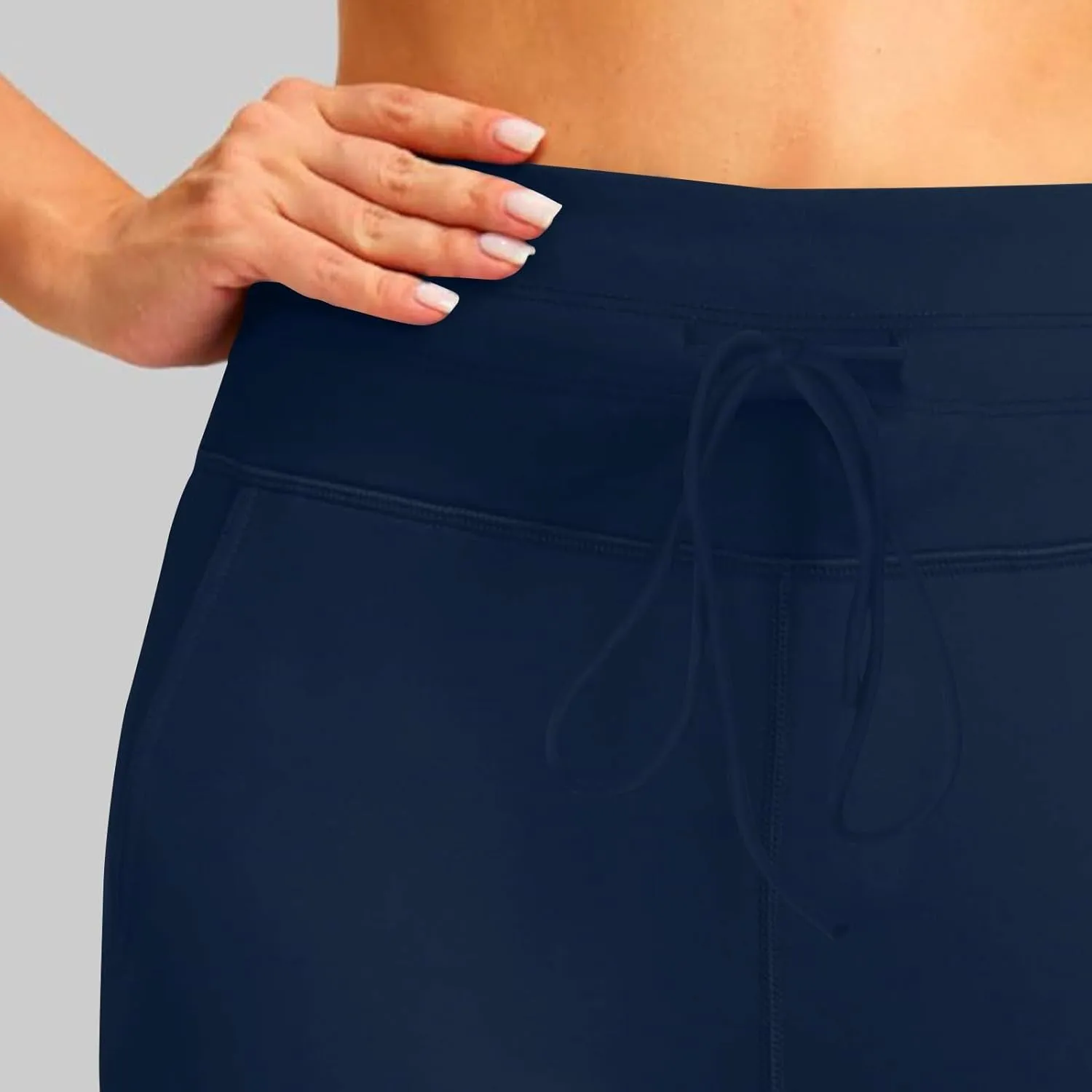 Womens Fleece Lined Athletic Joggers High Waisted Winter Warm Thermal Sweatpants Workout Lounge Pants Pockets