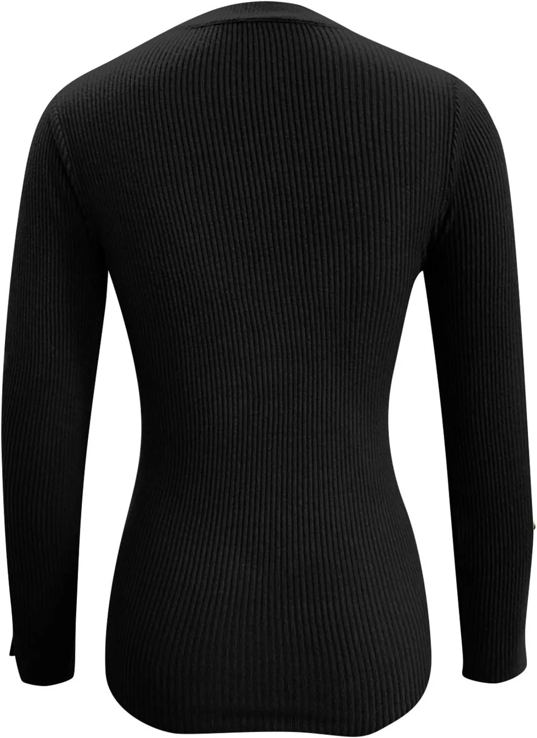 Womens Going Out Tops Long Sleeve Mock Neck Rib Knit Sweaters Winter Button Up Cute Tops Fall Elegant Y2K Clothes