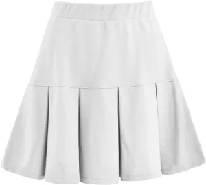 Women's High Waist Pleated Skirt Summer Casual A-Line Skirts Plaid Tennis Mini Skirts