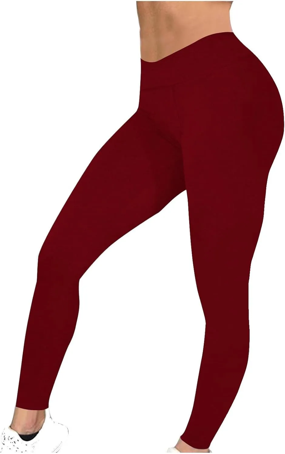 Womens High Waisted Yoga Pants Yoga Exercise Pants Soft Workout Leggings Sport Comfortable Jogger Casual Pant Legging