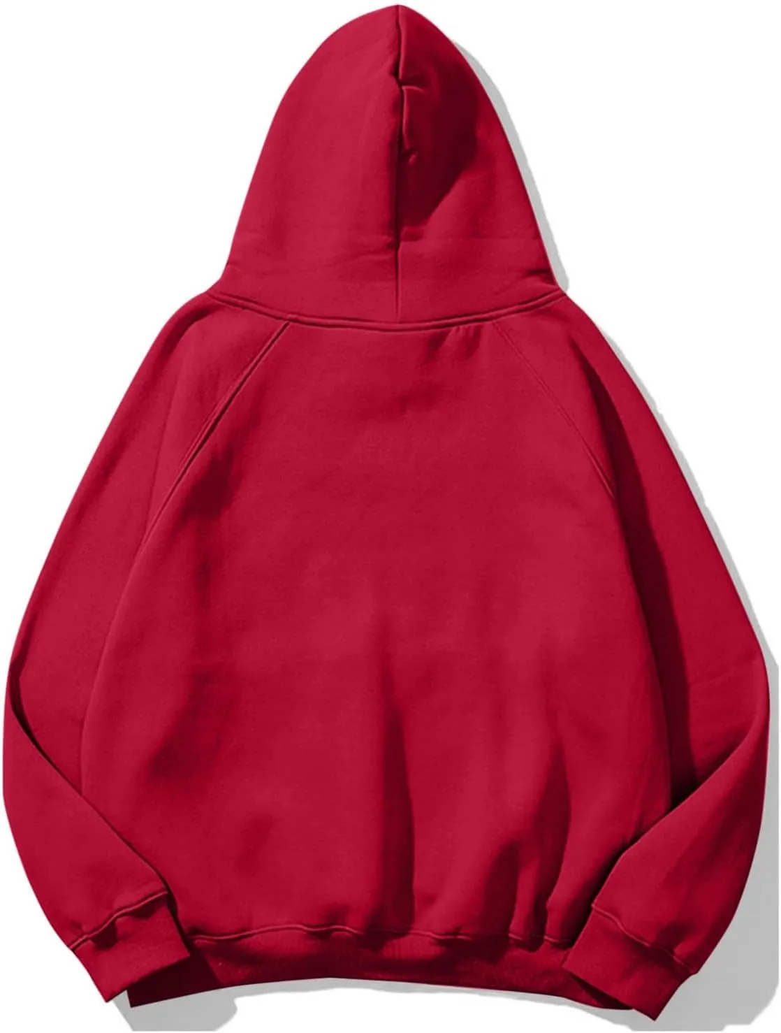 Womens Hoodies Sweatshirts Cropped Fall Fashion 2024 Outfits Trendy Solid Color Fleece Pullover Long Sleeve Top