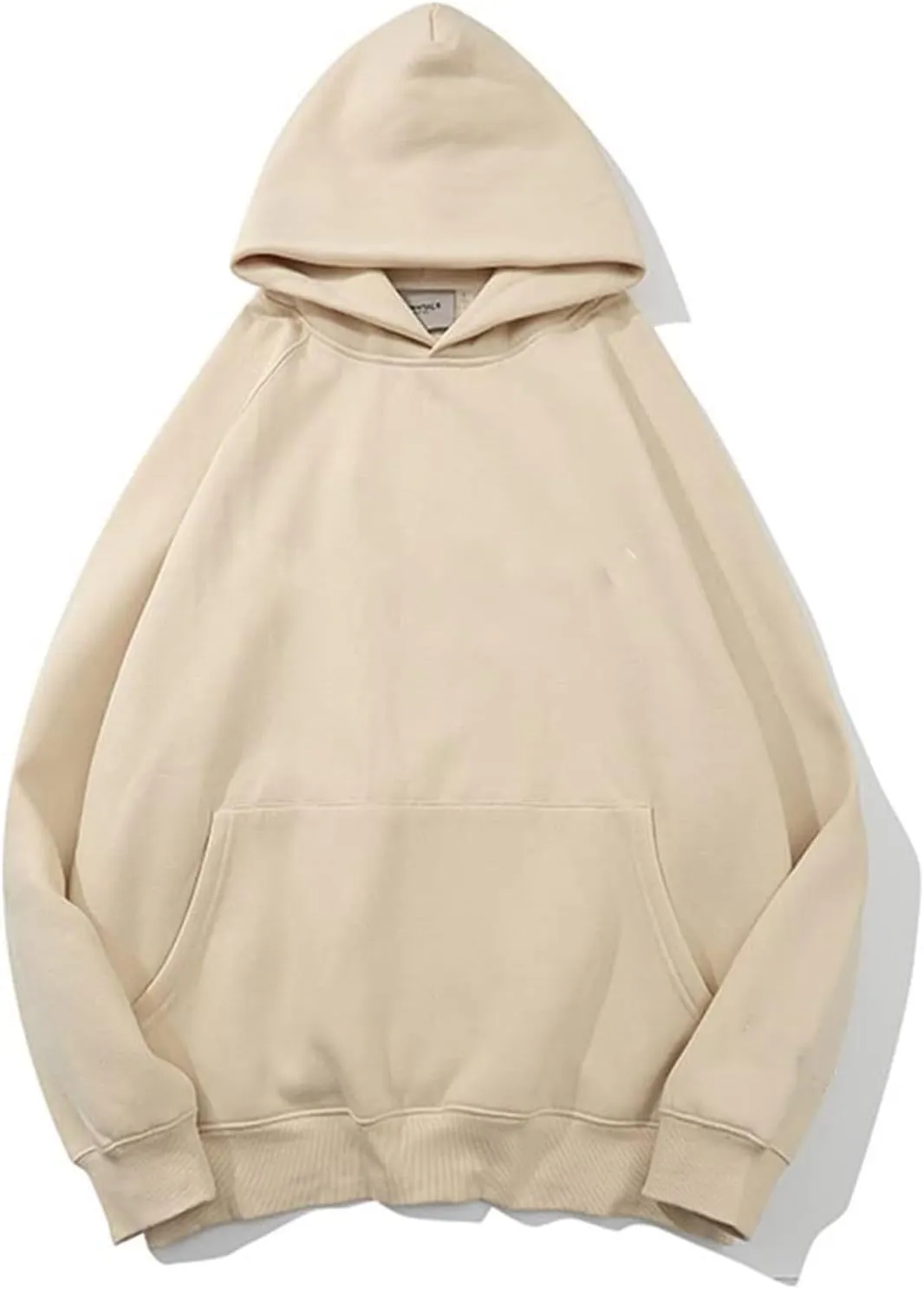 Womens Hoodies Sweatshirts Cropped Fall Fashion 2024 Outfits Trendy Solid Color Fleece Pullover Long Sleeve Top