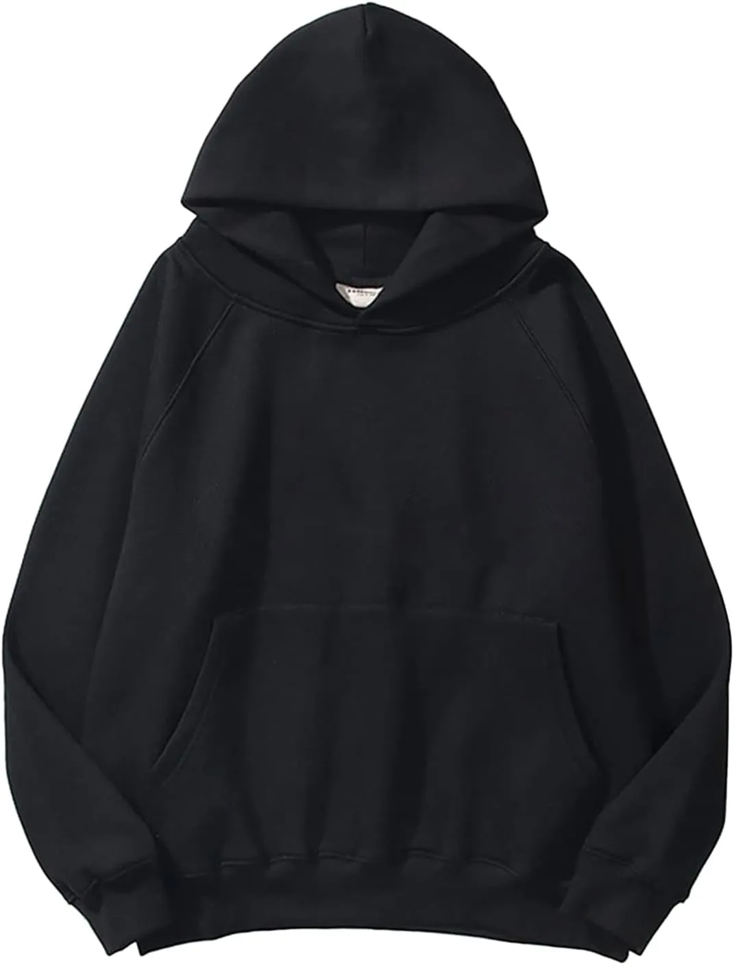 Womens Hoodies Sweatshirts Cropped Fall Fashion 2024 Outfits Trendy Solid Color Fleece Pullover Long Sleeve Top