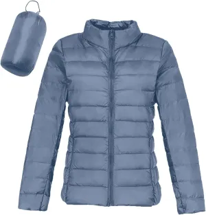 Womens Jackets Fall Packable Puffer Jacket Women Down Puffy Coat with Hood Zip Warm Bubble Coats Short 2024 Winter