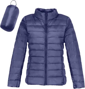 Womens Jackets Fall Packable Puffer Jacket Women Down Puffy Coat with Hood Zip Warm Bubble Coats Short 2024 Winter