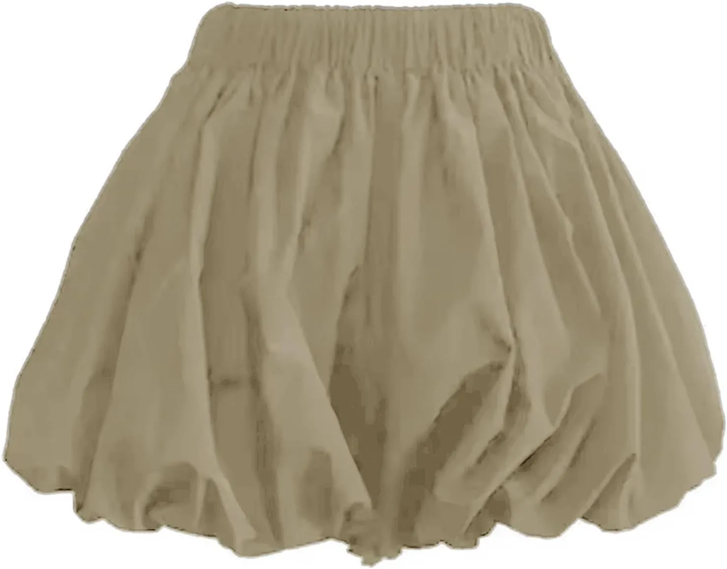 Women's Korean Style Mini A-Line Skirts Summer Casual High Waist Pleated Skirts