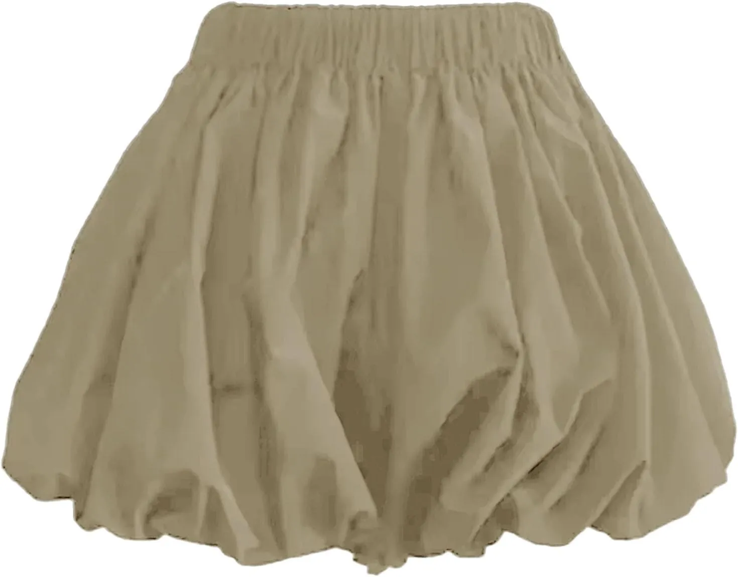 Women's Korean Style Mini A-Line Skirts Summer Casual High Waist Pleated Skirts