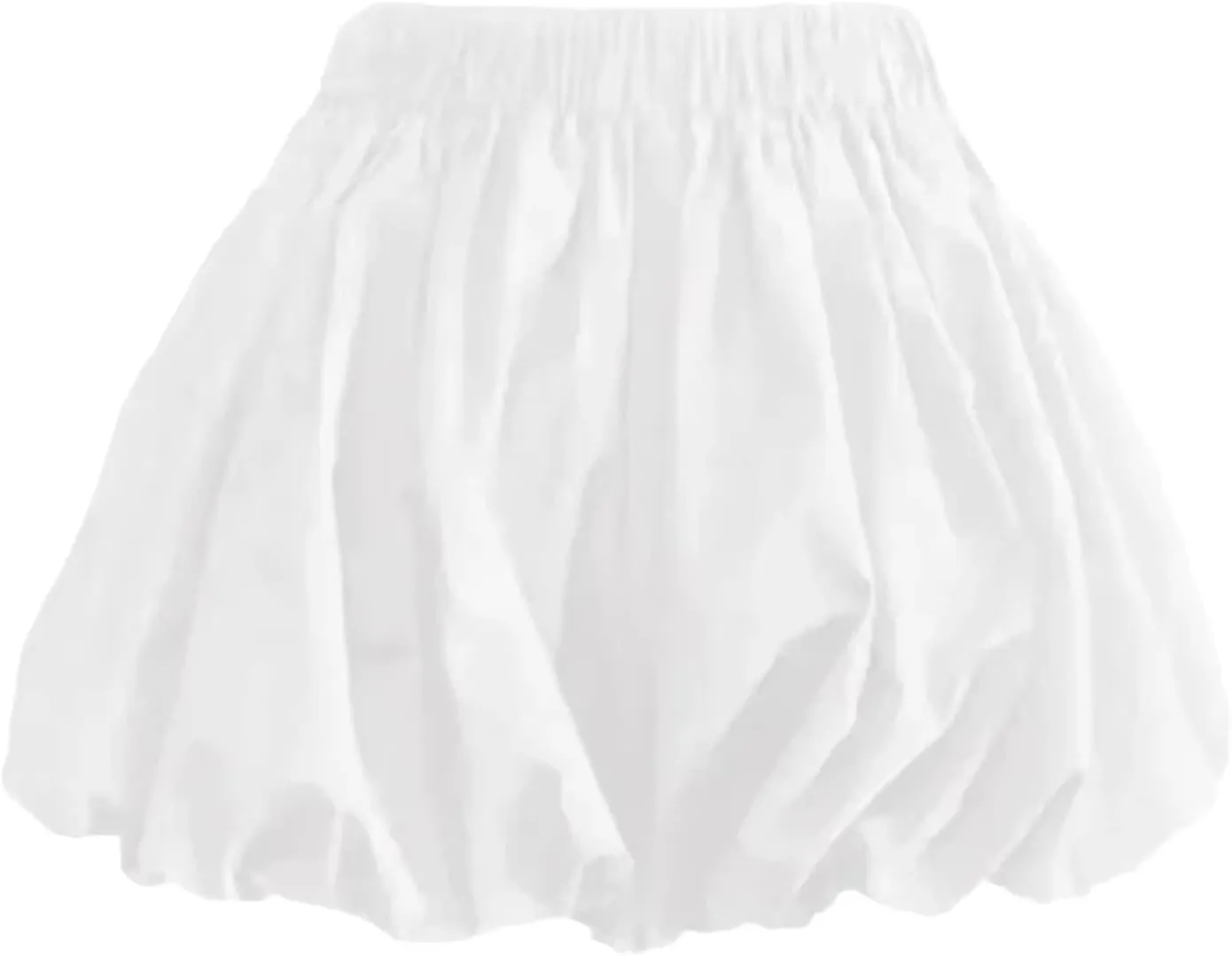 Women's Korean Style Mini A-Line Skirts Summer Casual High Waist Pleated Skirts