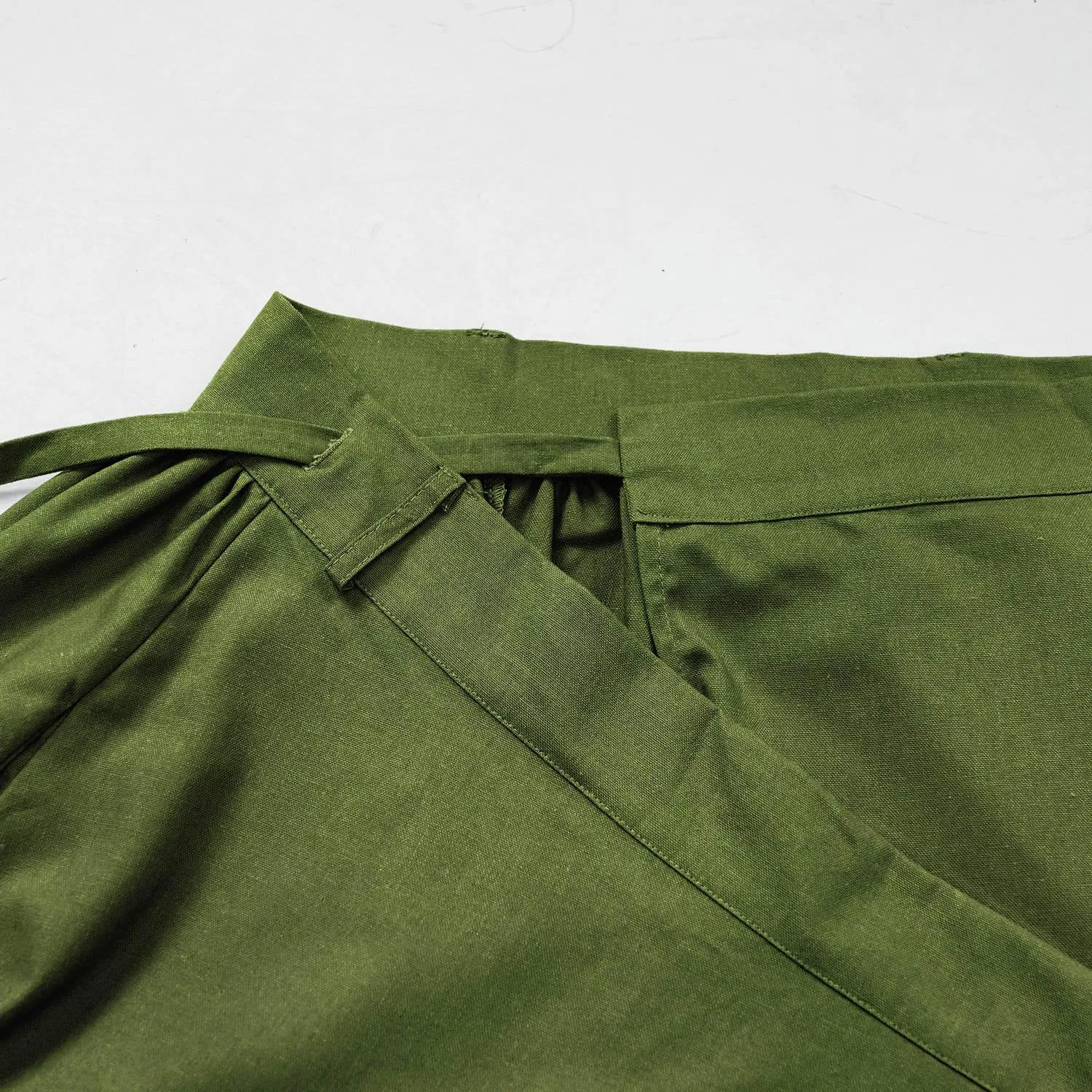 Women's Linen Wrap Skirt Casual Maxi Skirt Vintage A line Linen Skirt