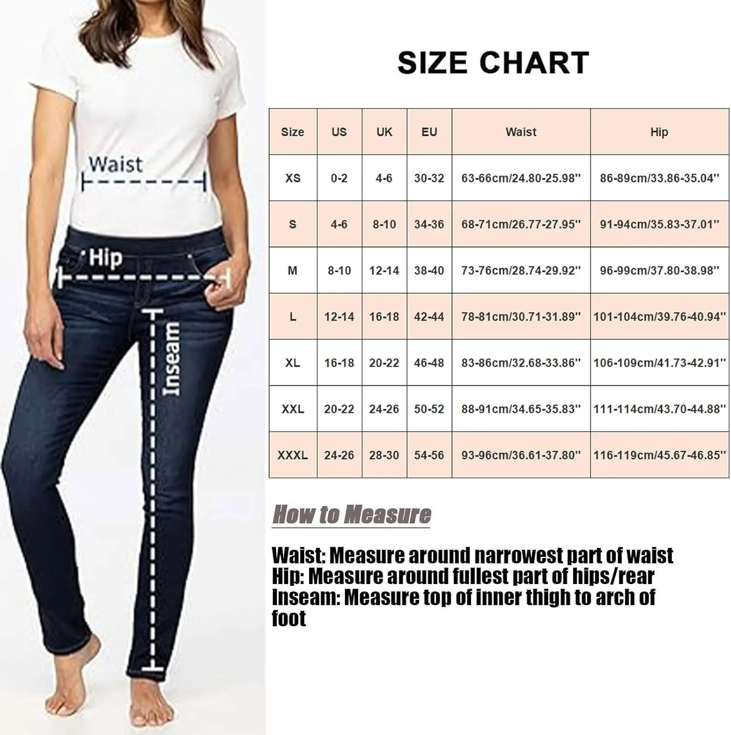 Women's Low Rise Slim Bootcut Jeans Comfort Fit Slim Jeans Straight Leg Jeans Tummy Control Jeans Relaxed Fit Jeans