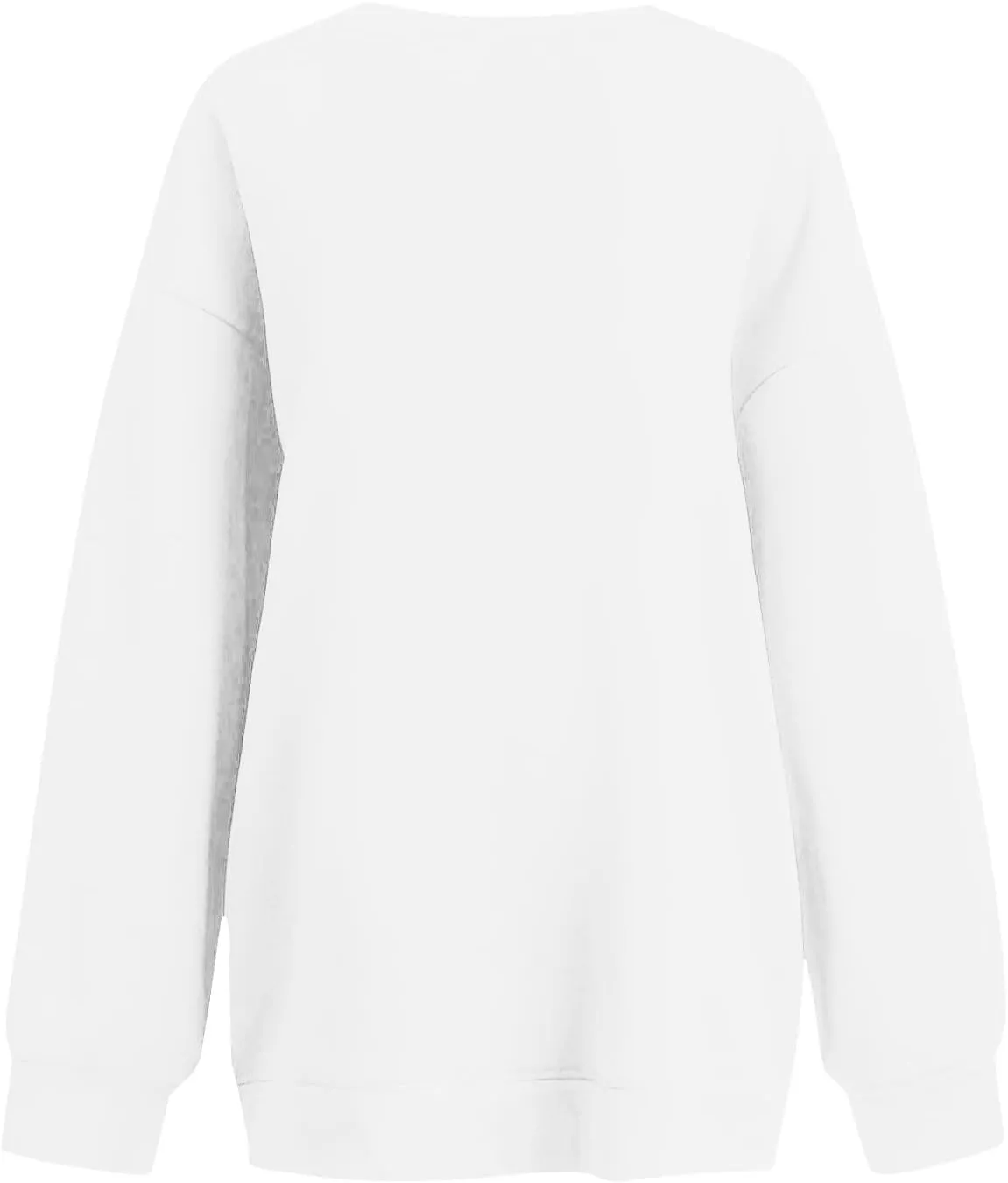 Womens Oversized Fleece Crew Neck Sweatshirts Long Sleeve Casual Pullover Plus Size Fall Sweatshirts