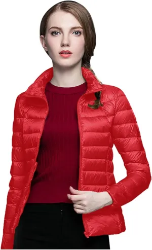 Women's Oversized Splice Quilted Puffer Jacket Plain Plain Baggy Lightweight Fashion Packable Puffer Jacket