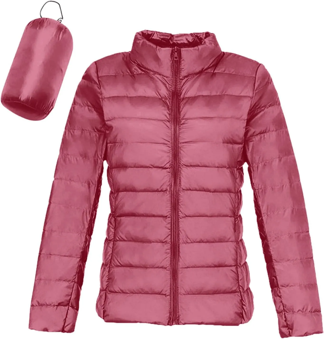 Women's Oversized Splice Quilted Puffer Jacket Plain Plain Baggy Lightweight Fashion Packable Puffer Jacket