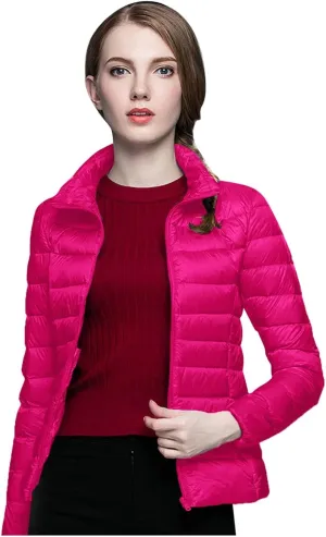 Women's Oversized Splice Quilted Puffer Jacket Plain Plain Baggy Lightweight Fashion Packable Puffer Jacket