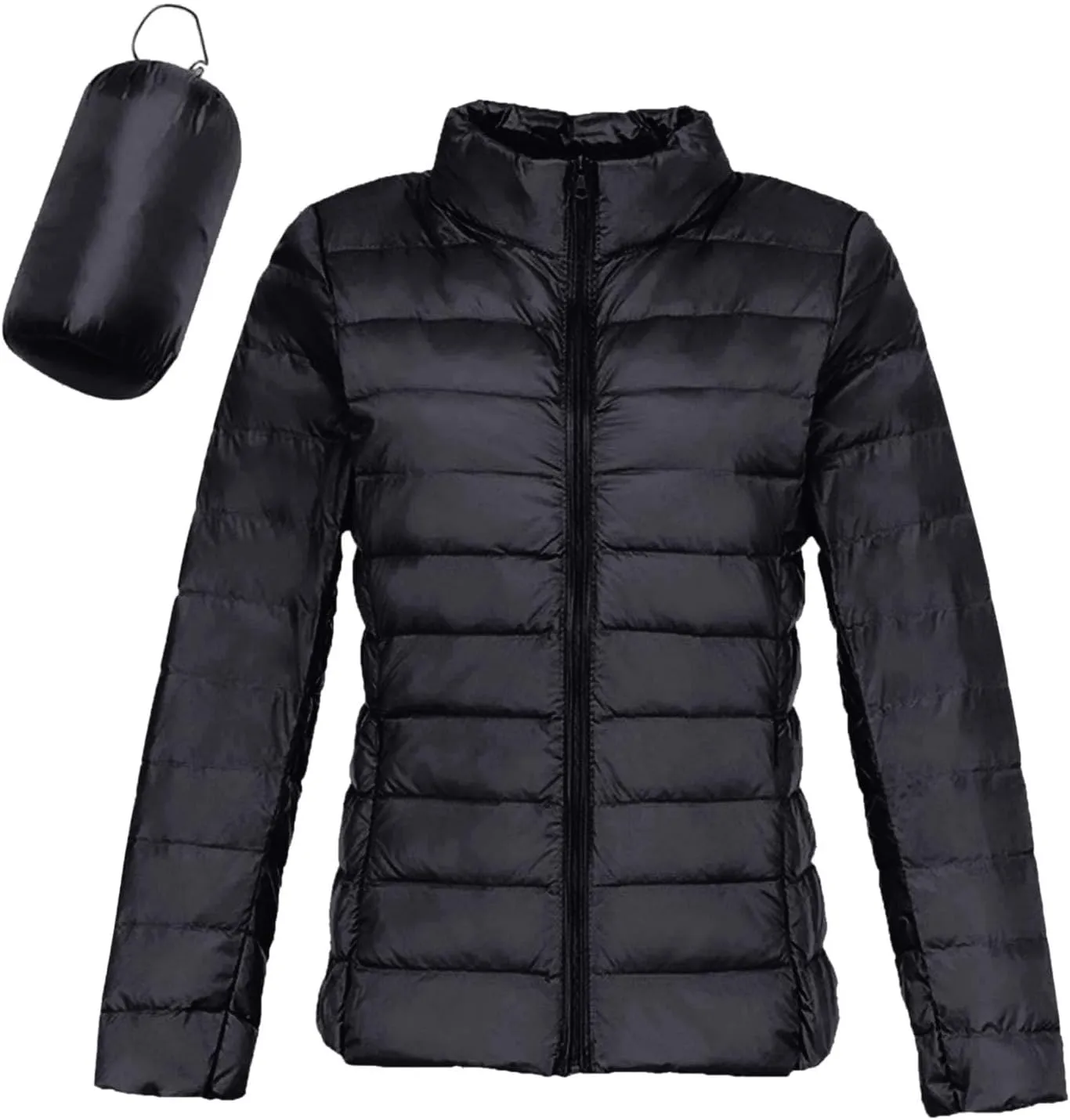 Women's Oversized Splice Quilted Puffer Jacket Plain Plain Baggy Lightweight Fashion Packable Puffer Jacket