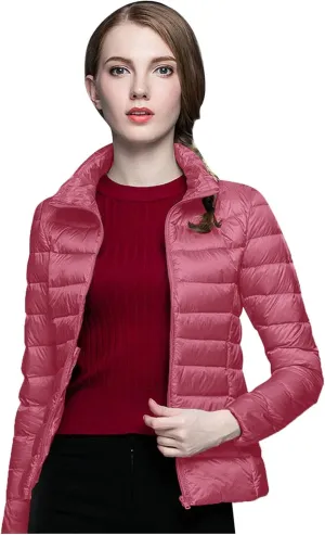 Women's Oversized Splice Quilted Puffer Jacket Plain Plain Baggy Lightweight Fashion Packable Puffer Jacket