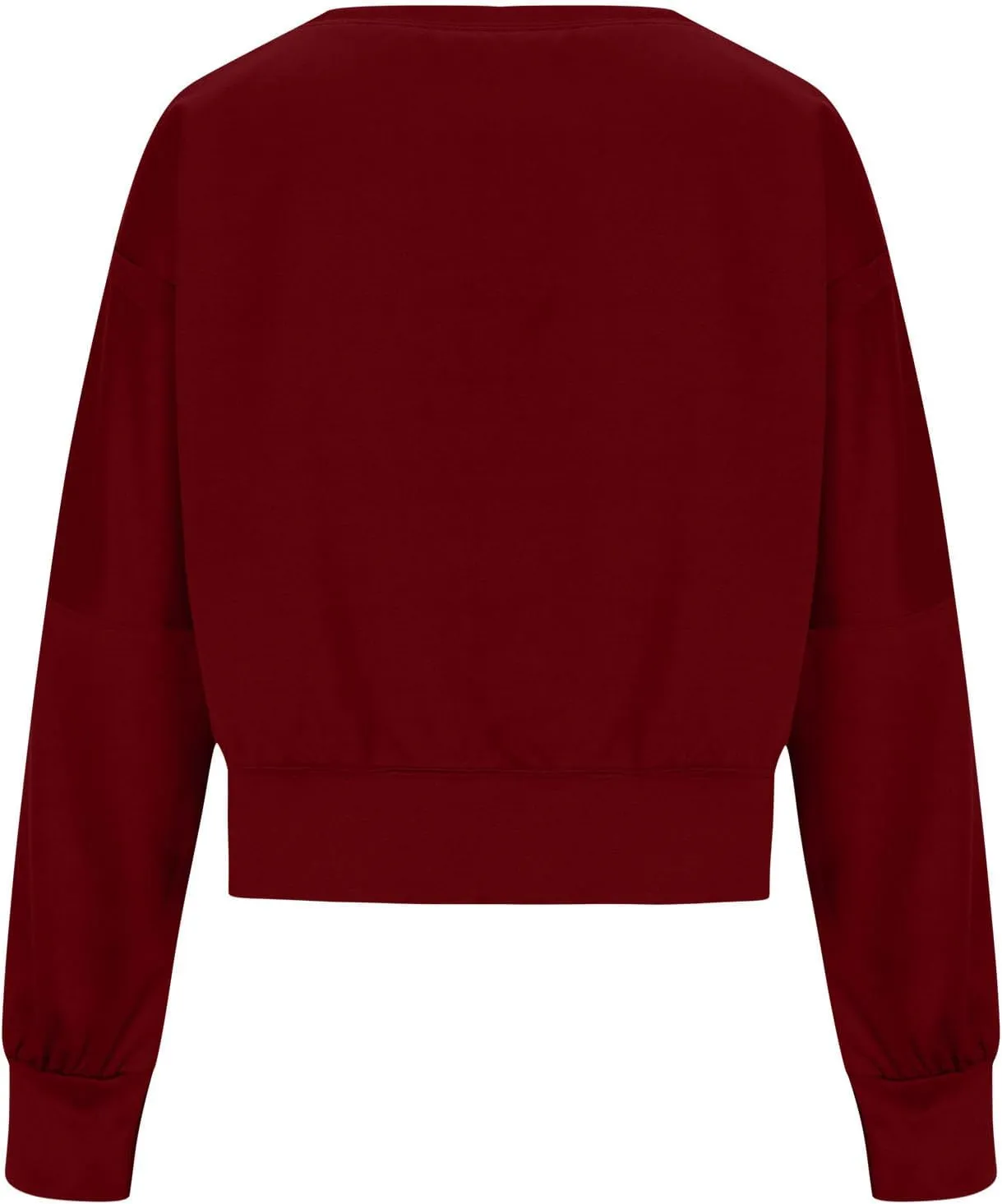 Womens Oversized Sweatshirts Trendy, Cropped Crew Neck Sweatshirts Exposed Seam Loose Tunic Tops Fall Clothes 2025