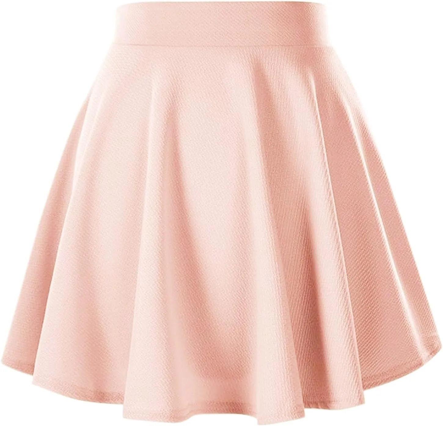 Women's Pleated Mini Skater Skirt Stretch Basic School Cheerleader Tennis Skirt Comfy Casual Uniform 2025 Summer