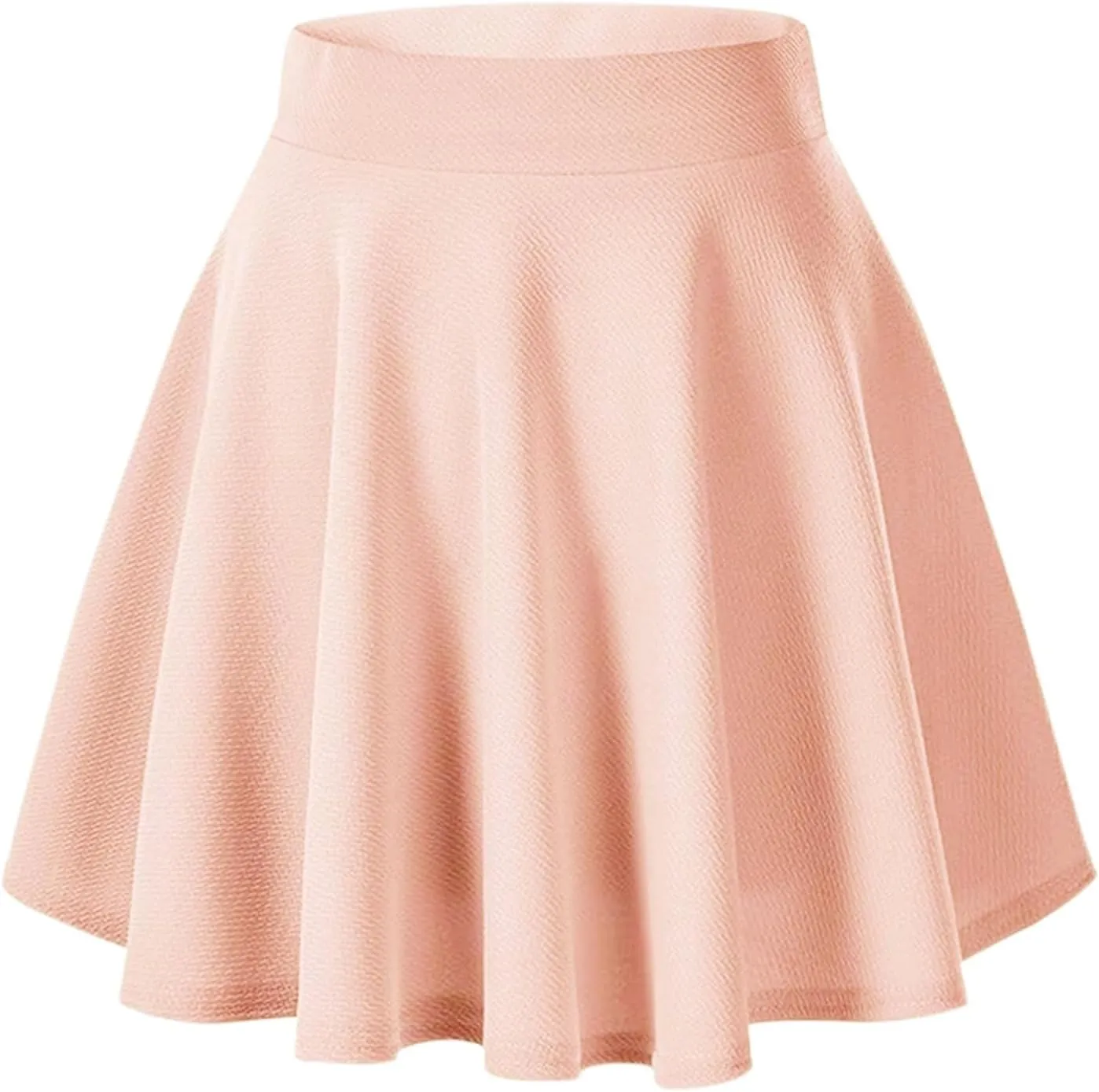 Women's Pleated Mini Skater Skirt Stretch Basic School Cheerleader Tennis Skirt Comfy Casual Uniform 2025 Summer