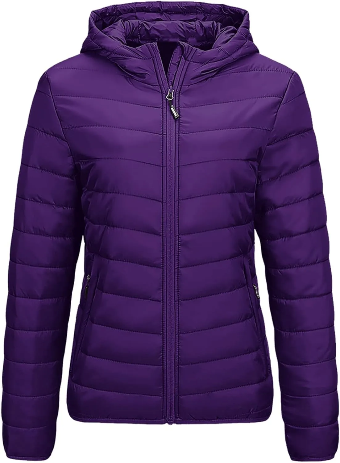 Womens Puffer Jacket with Hood Lightweight Packable Down Jacket Women Winter Puffer Jackets for Women Down Coat