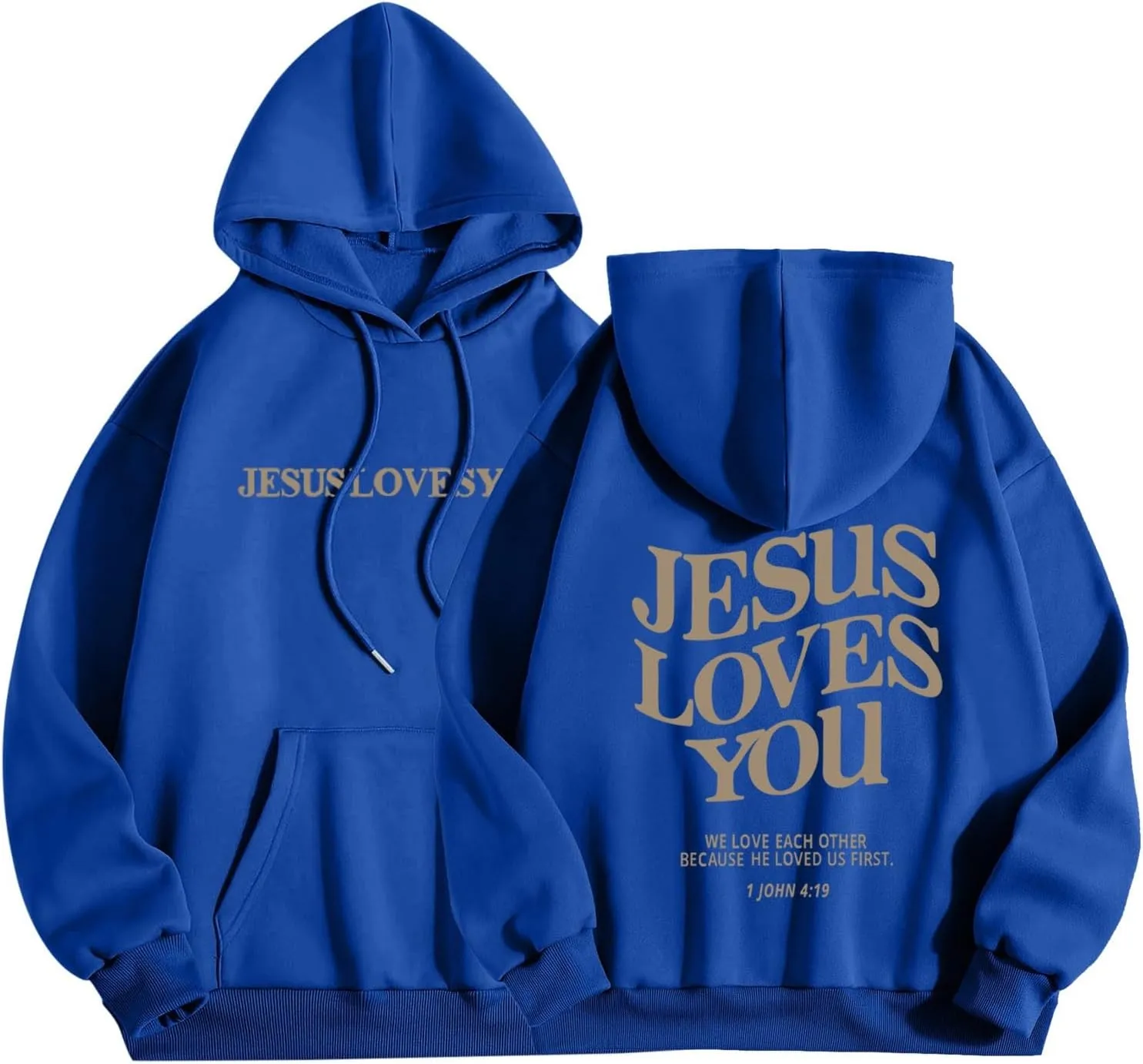 Womens Pullover Fleece Hoodie Trust In The Lord Christian Religious Sayings Pullover Hoodies Sweatshirt
