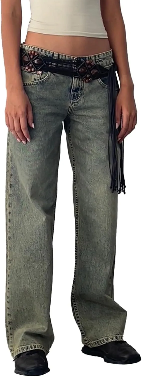 Womens Rise Stretch Boot Cut Jeans Fitting High Waisted Jeans Jeans Womans Woman's Jeans Jean