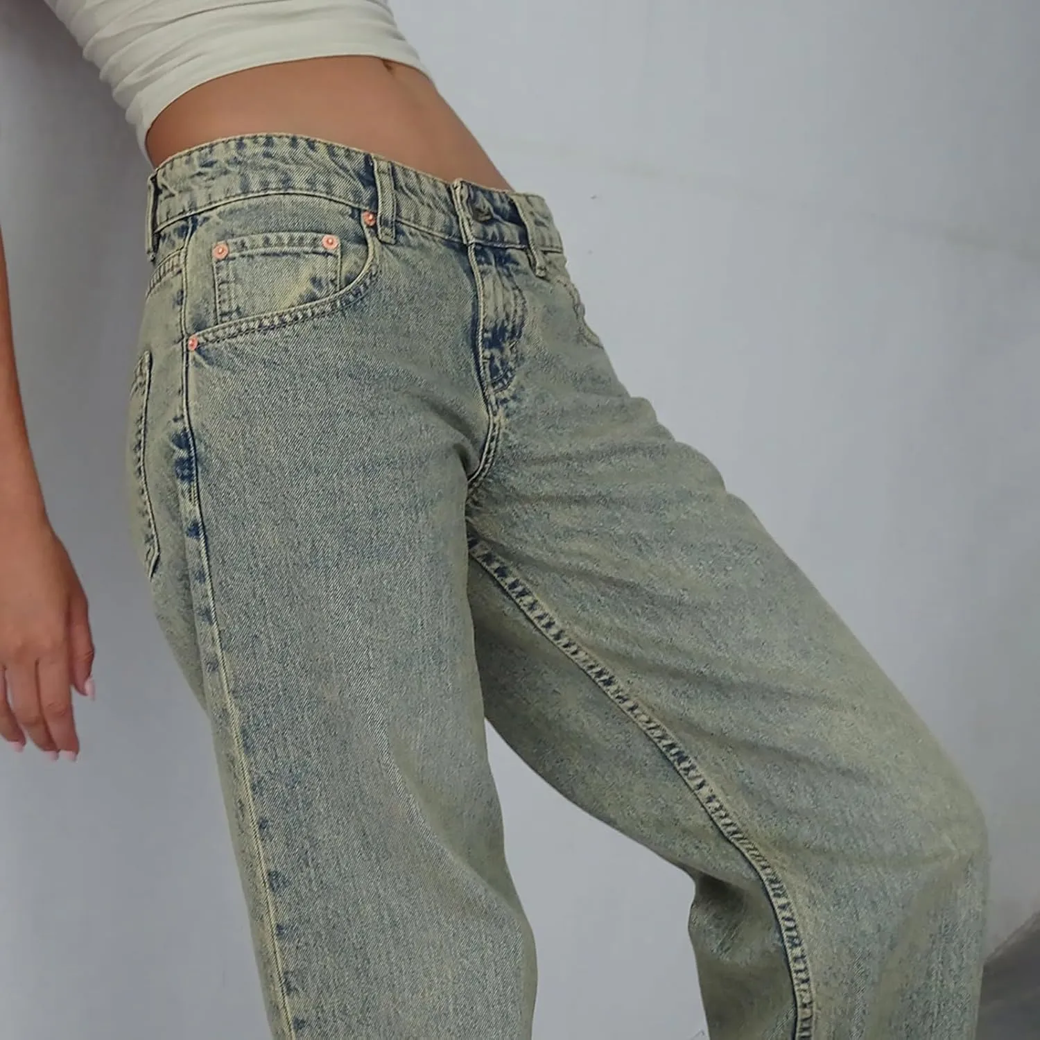 Womens Rise Stretch Boot Cut Jeans Fitting High Waisted Jeans Jeans Womans Woman's Jeans Jean