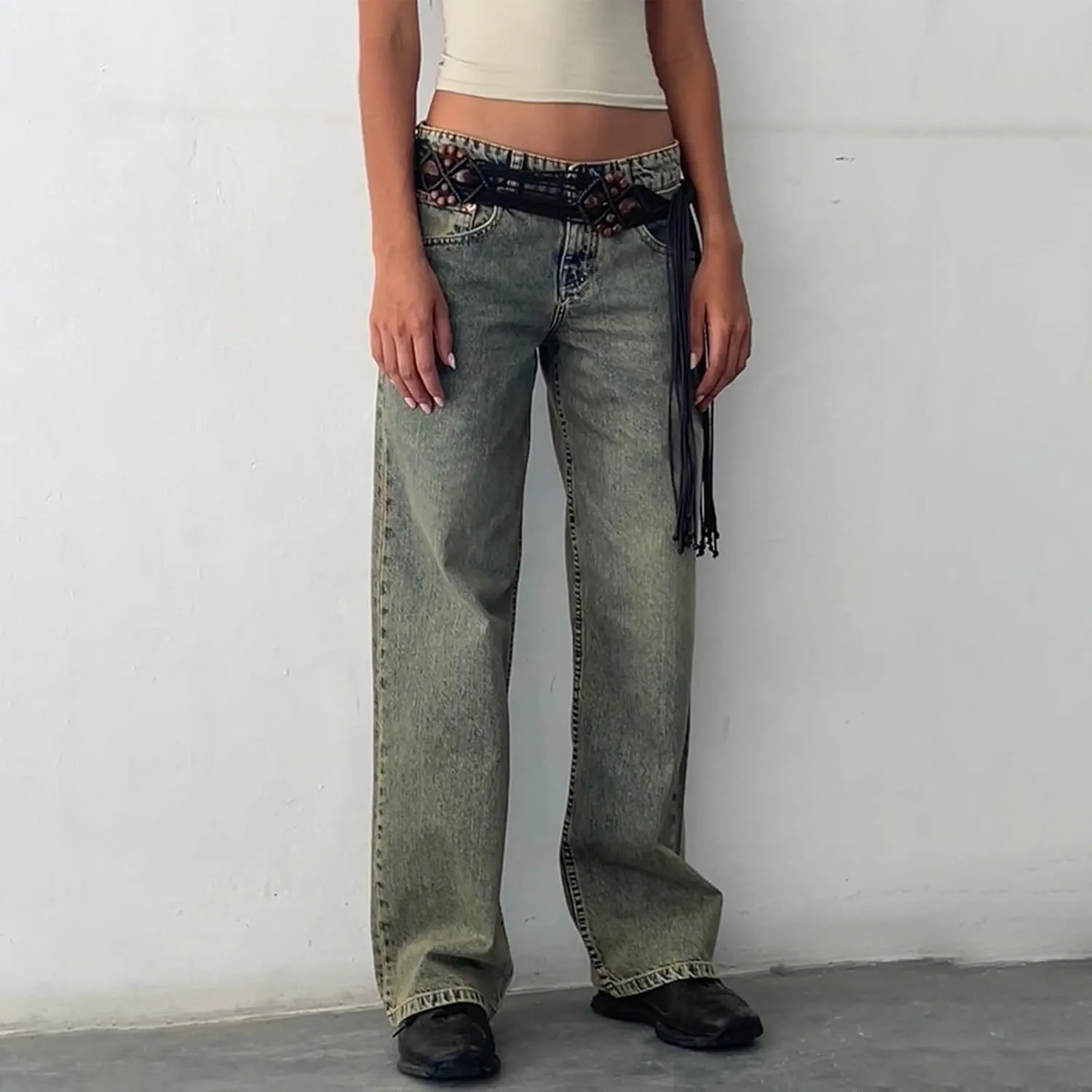 Womens Rise Stretch Boot Cut Jeans Fitting High Waisted Jeans Jeans Womans Woman's Jeans Jean
