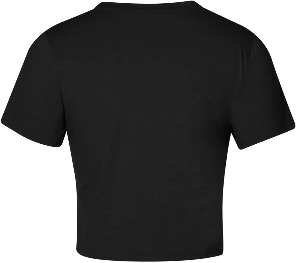 Womens Short Sleeve Crop Tops Basic T Shirts Scoop Neck Slim Fit Going Out Summer Tees Y2k Clothing 2025