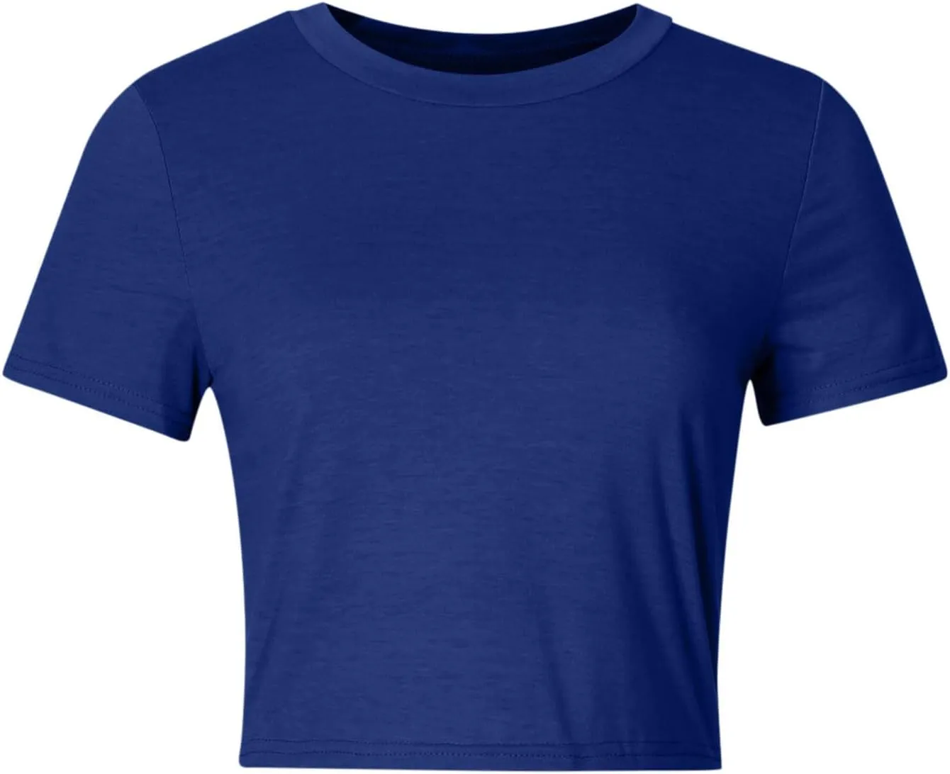 Womens Short Sleeve Crop Tops Basic T Shirts Scoop Neck Slim Fit Going Out Summer Tees Y2k Clothing 2025