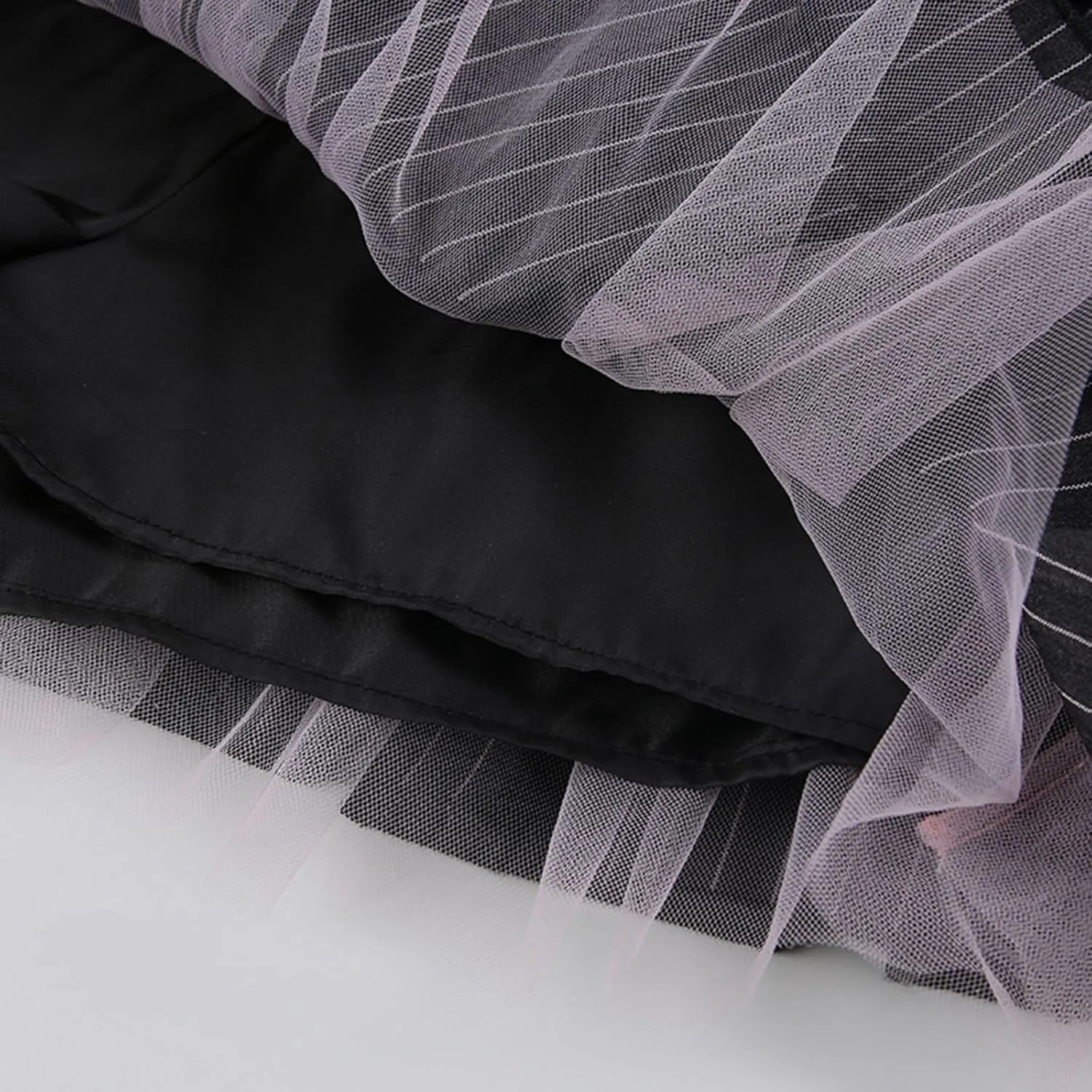 Women's Striped Ribbon Bow Pleated Skirt A Line Skirts for Women Mini Women's Skort
