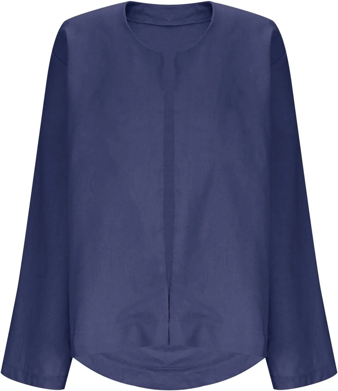 Womens Summer Cotton Linen Cardigans Lightweight Coverup Casual Loose Long Sleeve Open Front Shirt Tops Beach Cover Ups