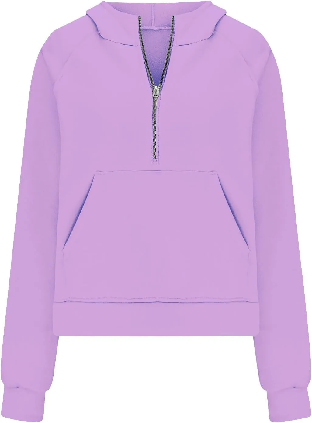 Womens Sweatshirt Womens Sweatshirts Half Zip Cropped Pullover Fleece Quarter Zipper Hoodies Fall Outfits