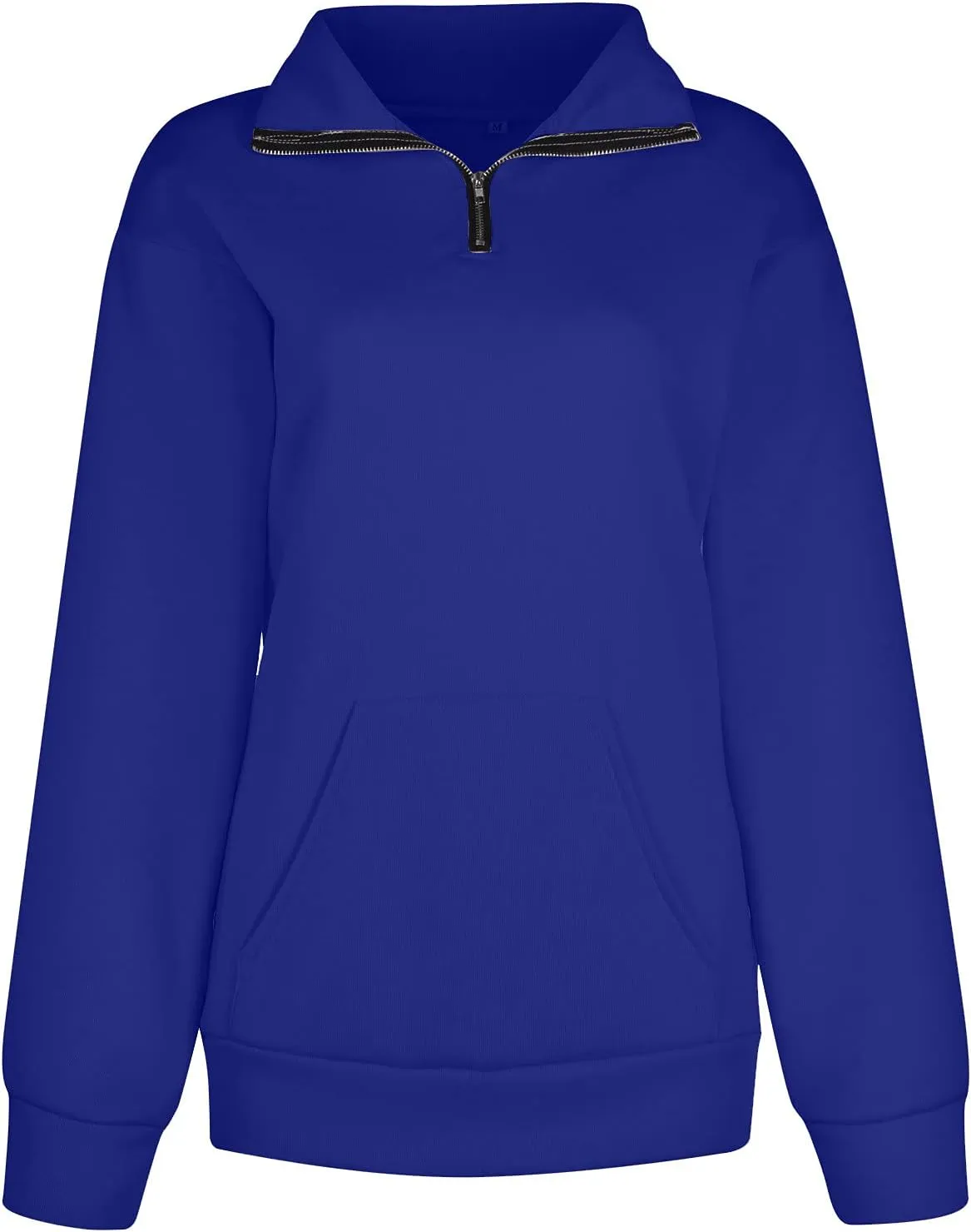 Womens Sweatshirts Quarter Zipper Cropped Hoodies Half Zip Pullover Warm Round Neck 2024 Y2K Fall Outfits