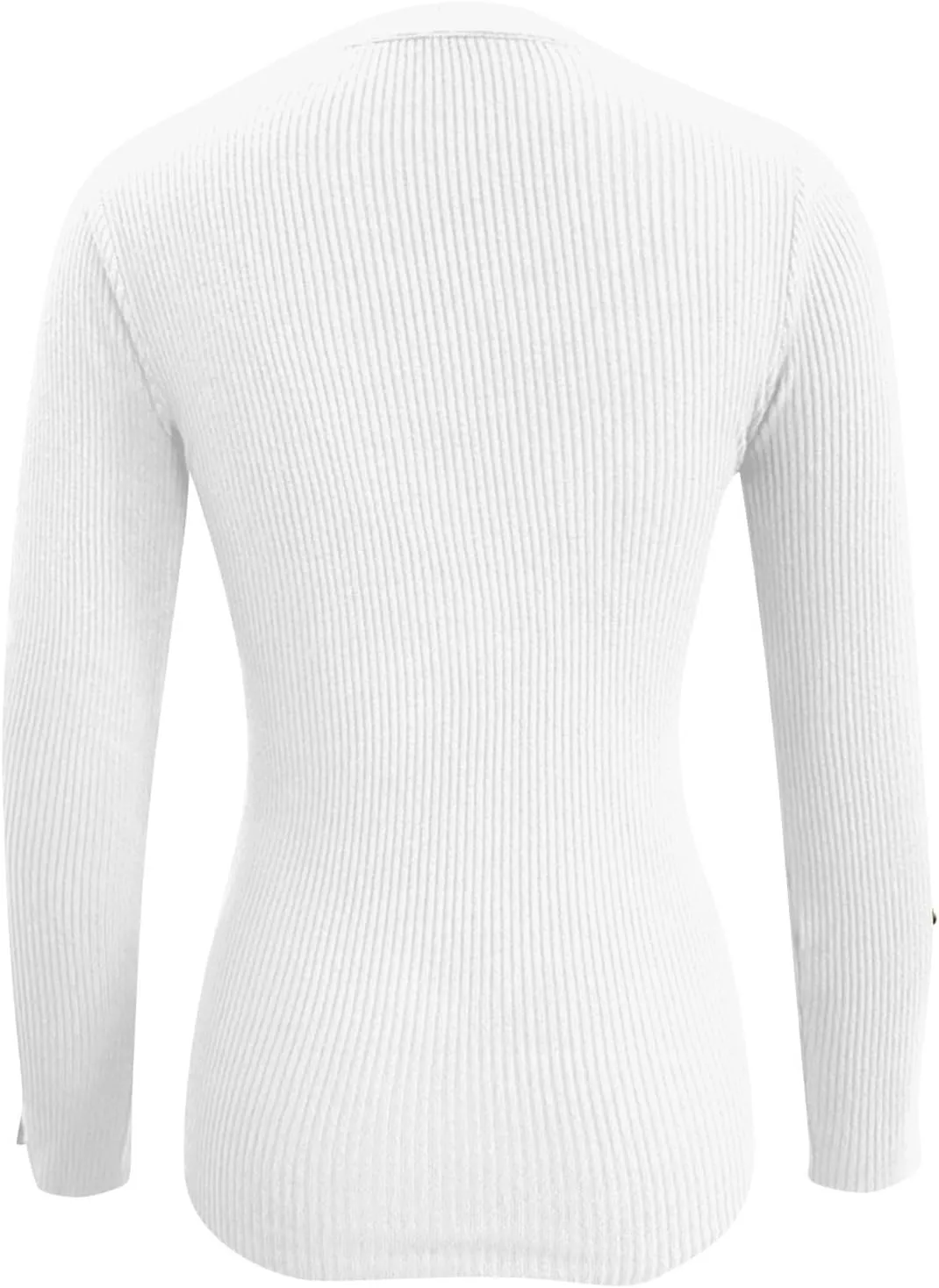 Womens Tops Long Sleeve Mock Turtle Neck Ribbed Sweater Tops Winter Button Up Work Shirts Fall Night Out Curvy Outfits