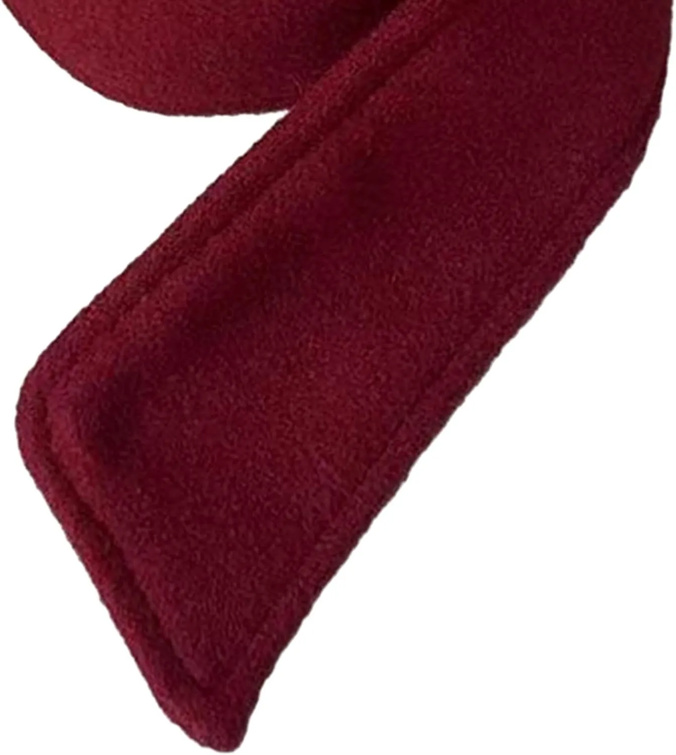 Women's Wool Blend Overcoat Waist Belt for Trench Coat with Bowknot Design
