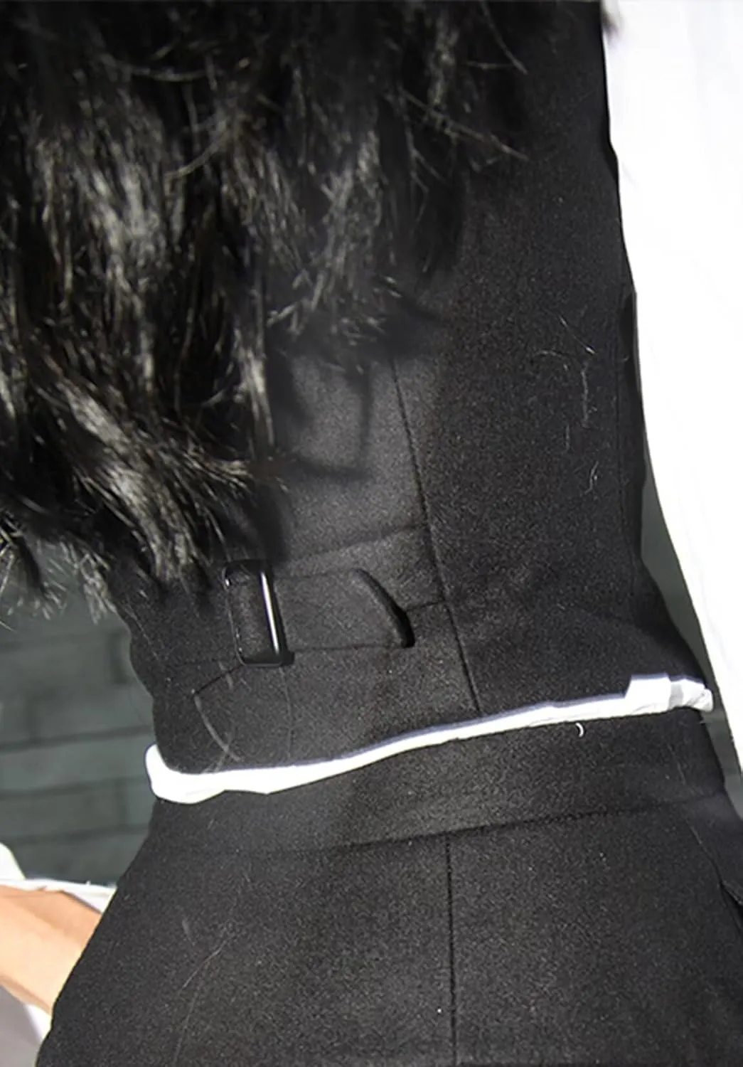 Women's Wool Blend Waistcoat V Neck Sleeveless Jacket Fully Lined Suit Vests