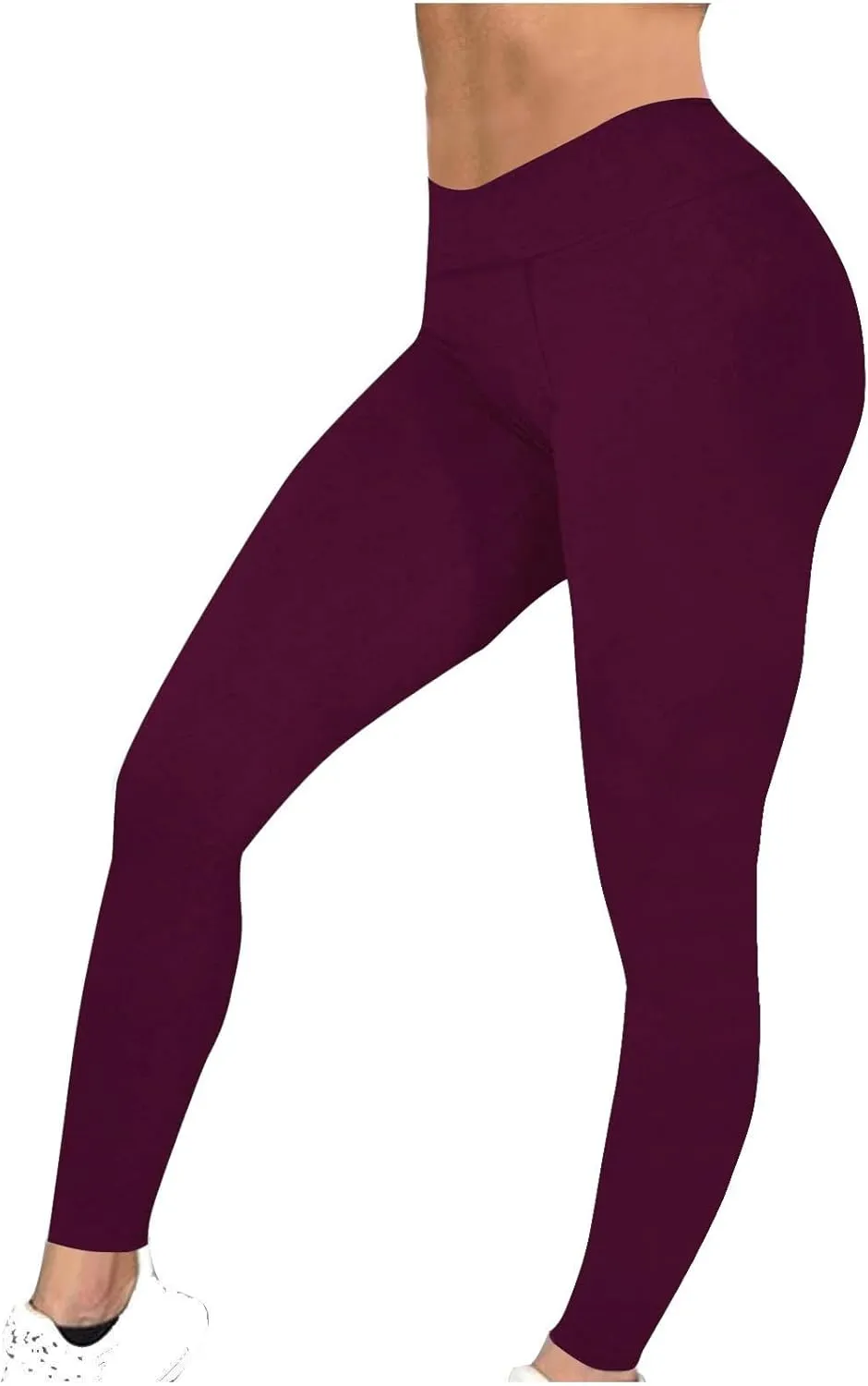 Womens Yoga Exercise Pant Soft Workout Leggings High Waisted Yoga Pants Sport Comfortable Jogger Casual Pant Leggings