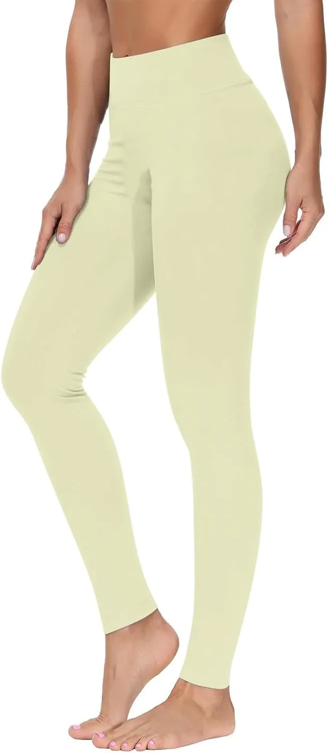 Womens Yoga Exercise Pant Soft Workout Leggings High Waisted Yoga Pants Sport Comfortable Jogger Casual Pant Leggings