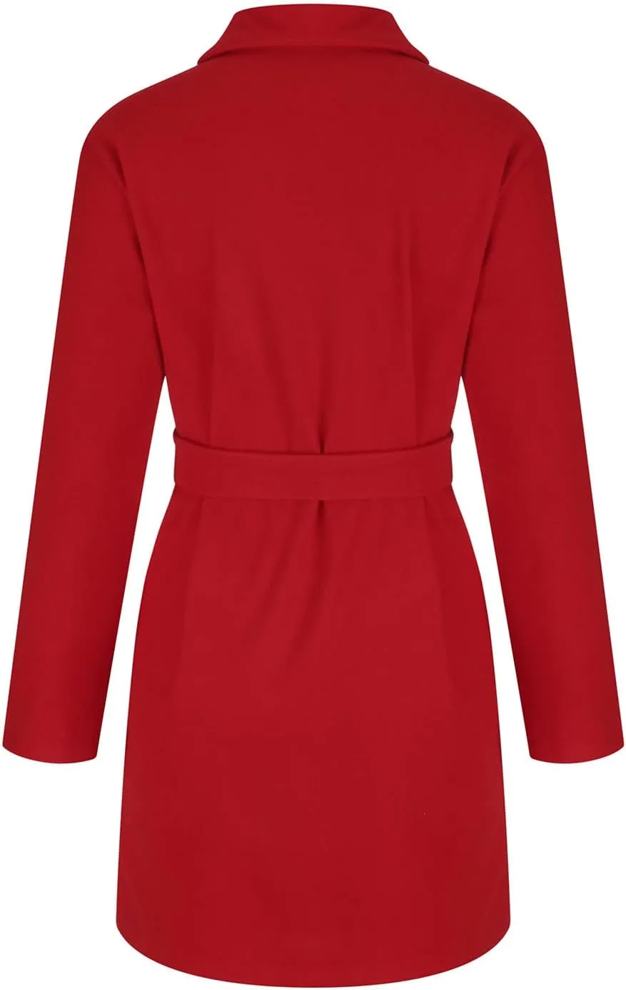 Wool Blend Coats for Women Winter Jackets Warm Peacoat Single Breasted Overcoats Long Trench Coat