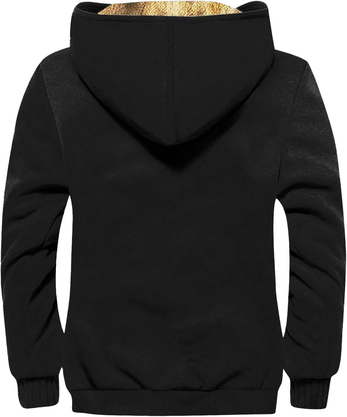 XIAXOGOOL Jackets For Men Hoodie Big And Tall Winter Sherpa Lined Jacket Mens Heavyweight Fleece Warm Trucker Hoodies Coat