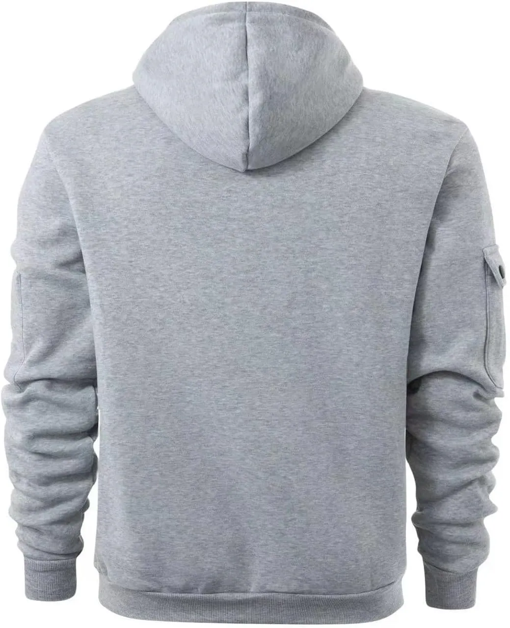 XIAXOGOOL Men's Lightweight Full-Zip Hoodie Casual Hoodies with Zip Pockets Long Sleeve Sweatshirt Sports Hooded Jacket