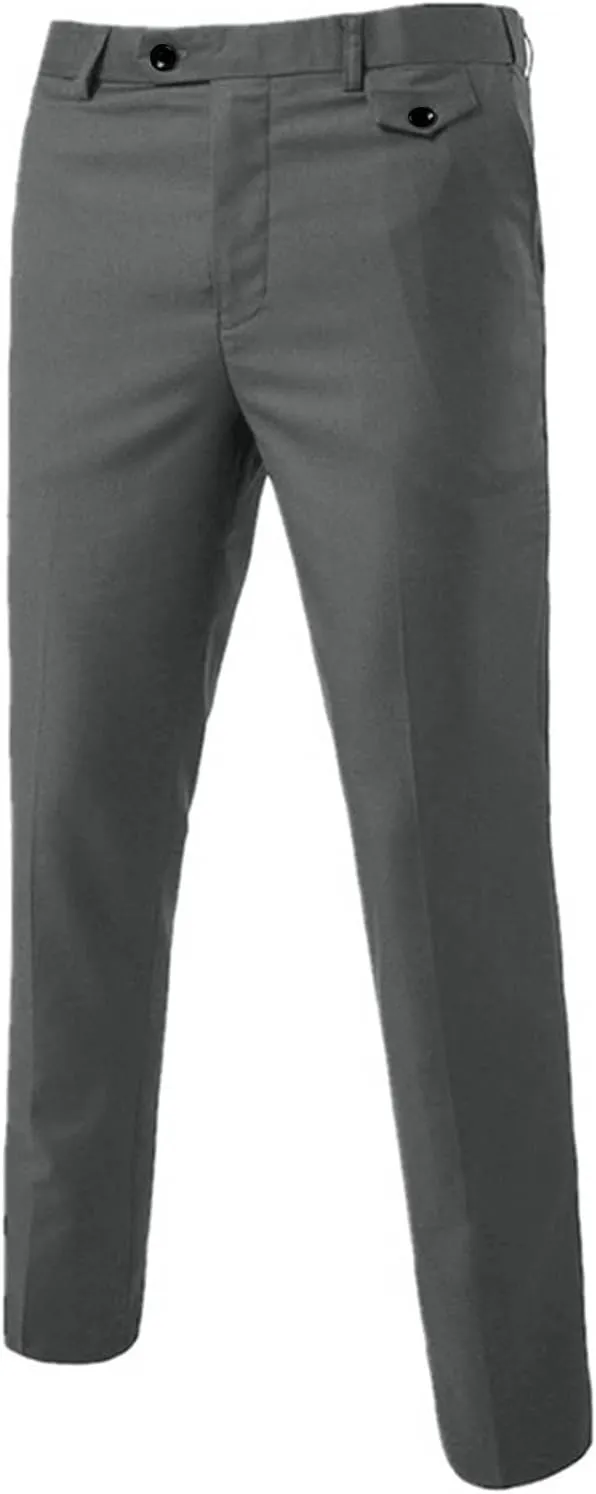 XUETON Mens Slim Fit 3 Piece Suits Casual Formal One Button Blazer Slim Fit Dress Business Wedding Party Jacket Vest Pants