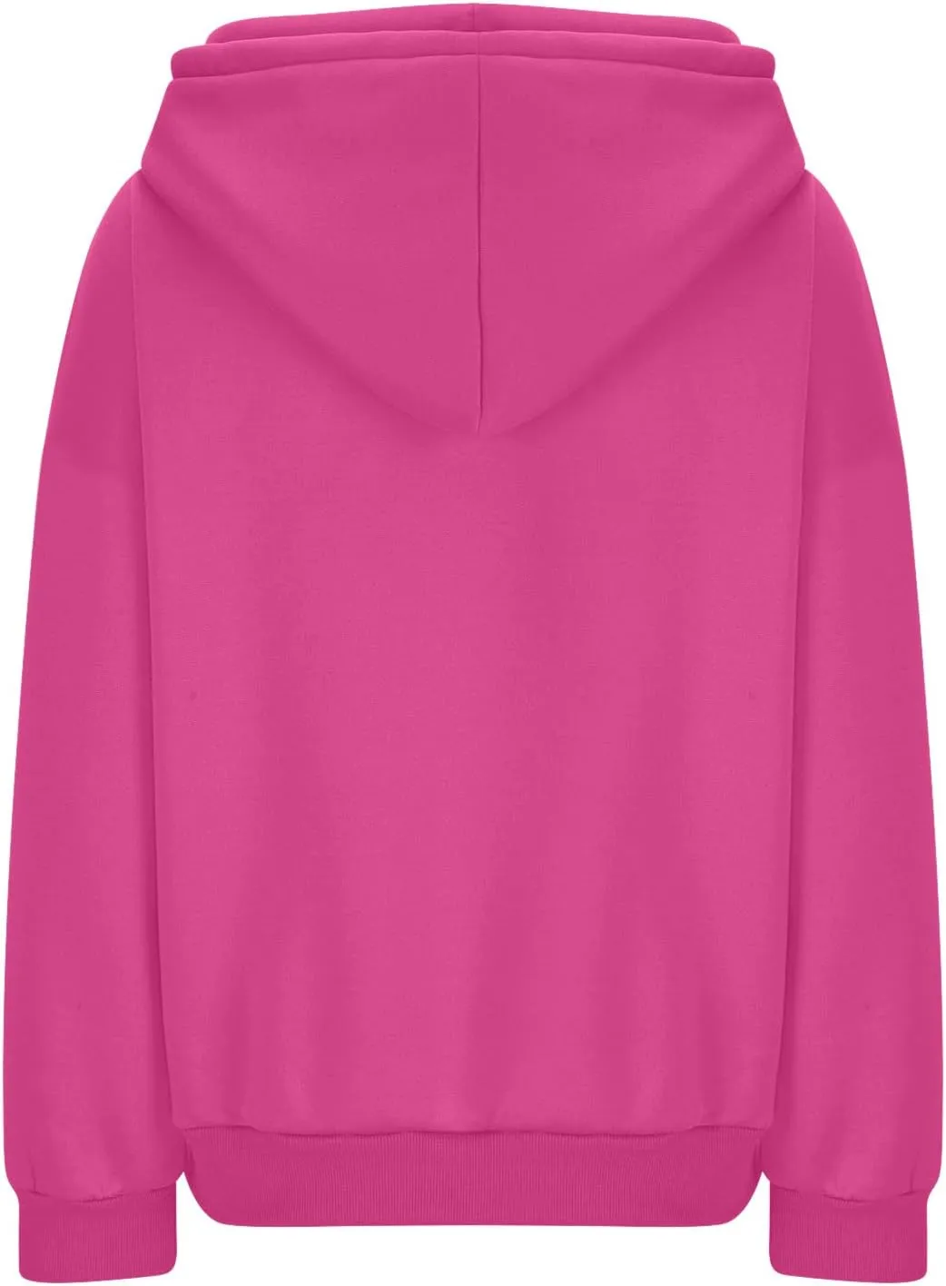 yardsong Hoodies for Women 2024 Fashion Cowl Neck Long Sleeve Sweatshirts Teen Girls Casual Pullover with Zipper Pockets