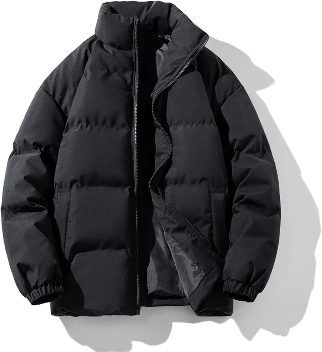 Ymosrh Men's Puffer Jacket Down Packable Jacket Lightweight Water-Resistant Insulated Jacket Men, M-5XL