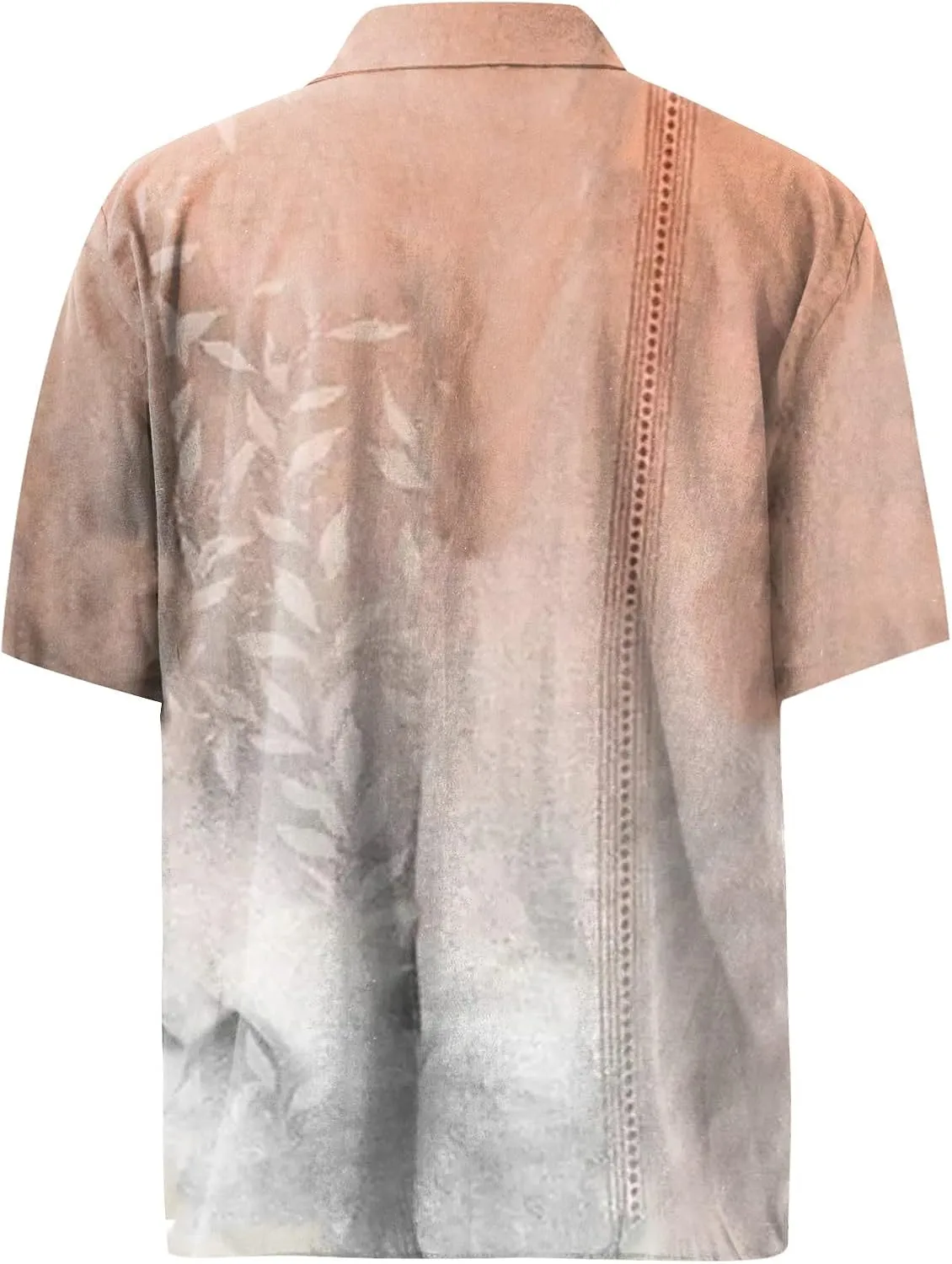 Ymosrh Men's Shirts Designer Spring Summer Casual Cotton Linen Solid Color Short Sleeve Shirts Loose
